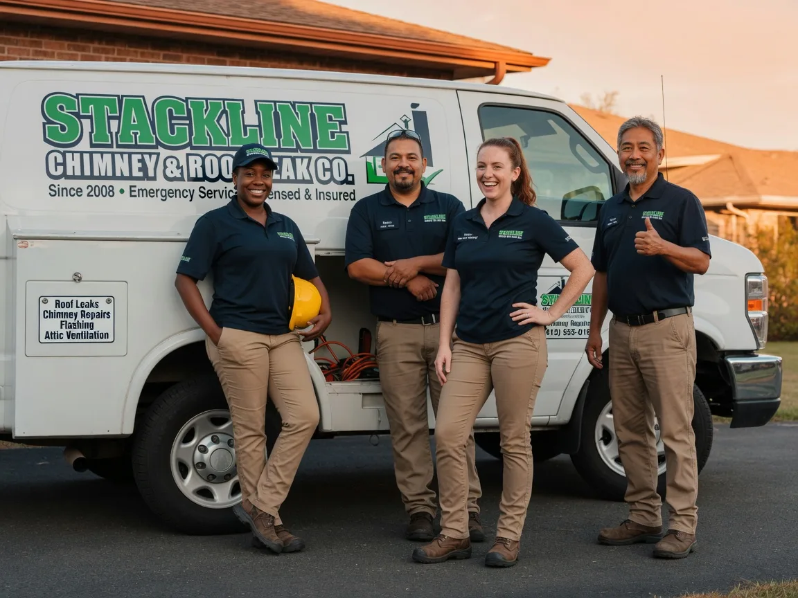 Chimney flashing repair company in Carlinville, IL